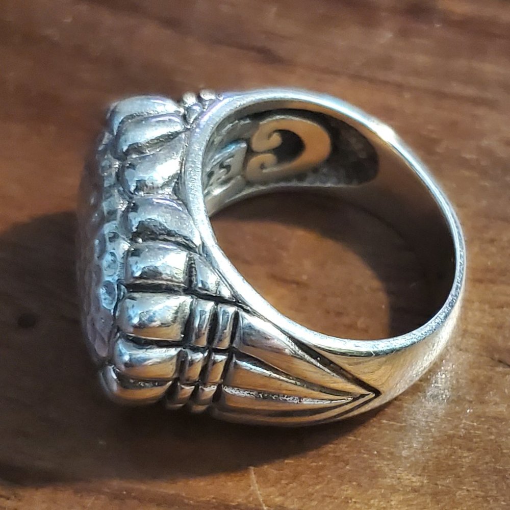 Beautiful Solid Sterling Silver Ring - image 6